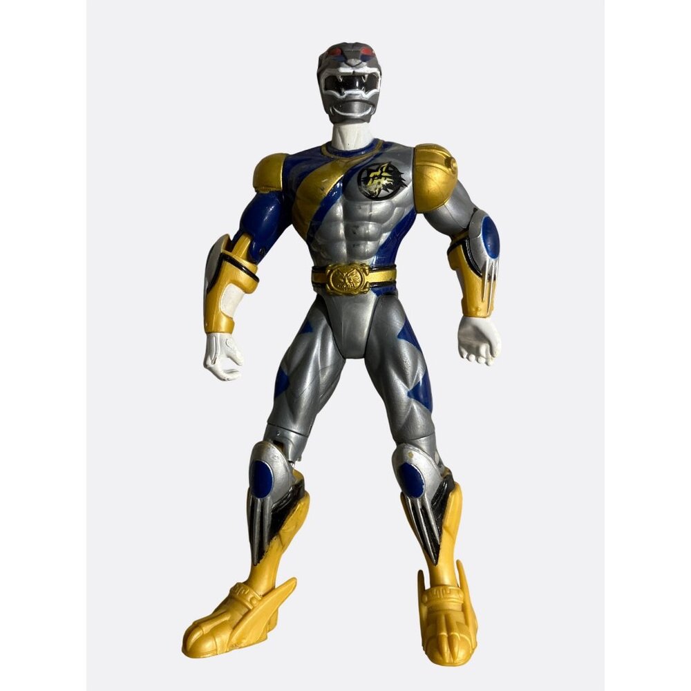 2001 Bandai Power Ranger Wild Force Lone Wolf Action Figure